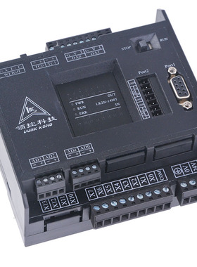 三凌菱FX2N工控板领控LK2N-14 20MR MT4AD2DA带温度脉冲PLC控制器