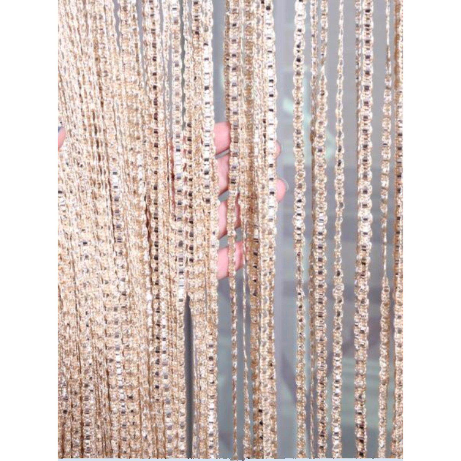 加密加粗韩式ss线帘 客厅卧室门帘隔断帘 装饰婚庆流苏帘子包邮