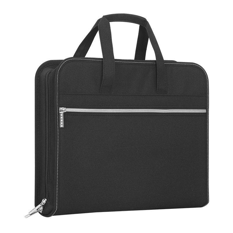 精选布面26格风琴包学生大容量拉链试卷袋初高中生卷子夹资料分类