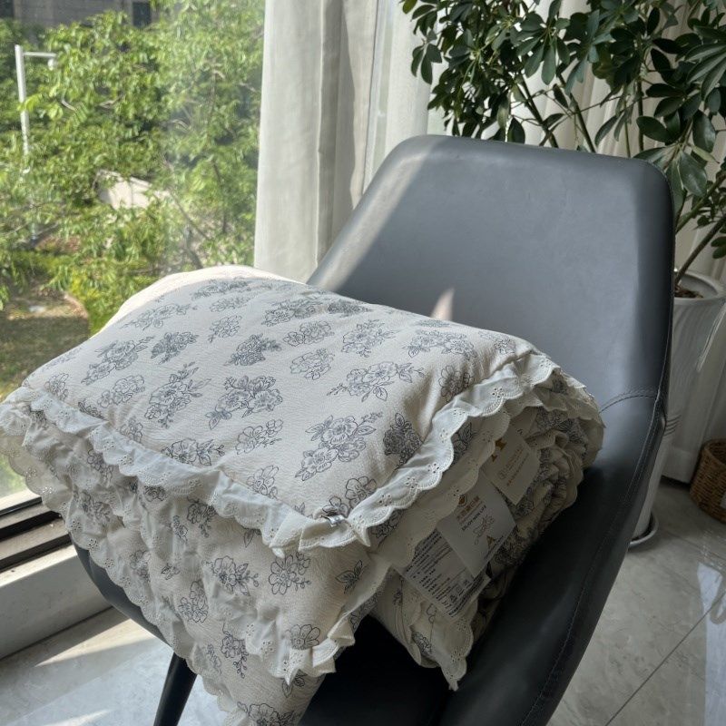 花边款春秋被空调被被子冬被加厚保暖学生夏凉被单双人可机洗被芯