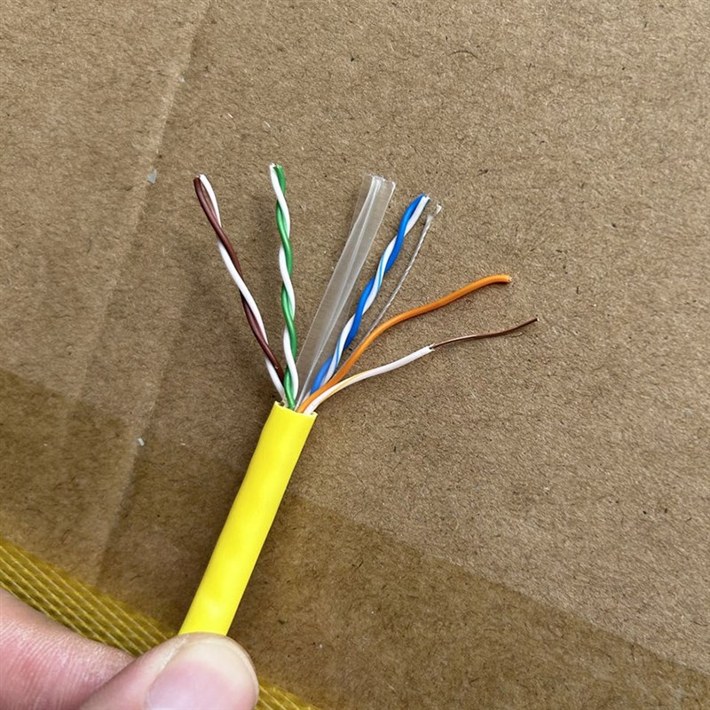 AMP安普超六类网线 305米8芯无氧铜千兆CAT6高速纯铜POE监控网路