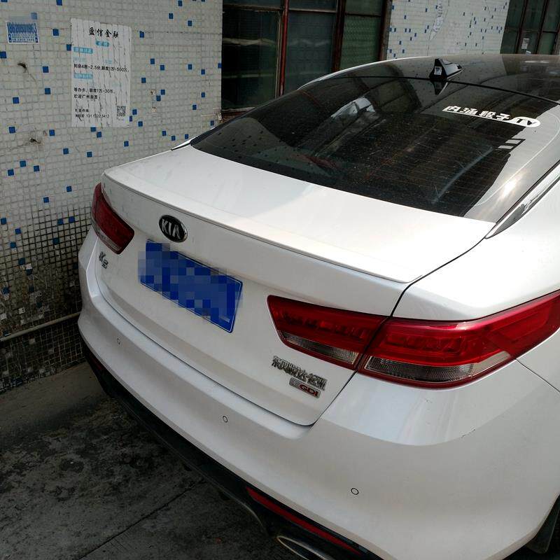 适用于 2016-2018款起亚K5尾翼 K5改装专用免打孔烤漆装饰压尾翼