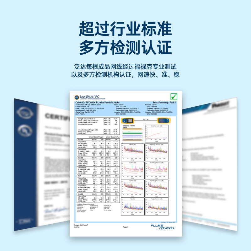 泛达六6类非屏蔽粗网线路由器宽带家用千兆2米连接线网络跳线