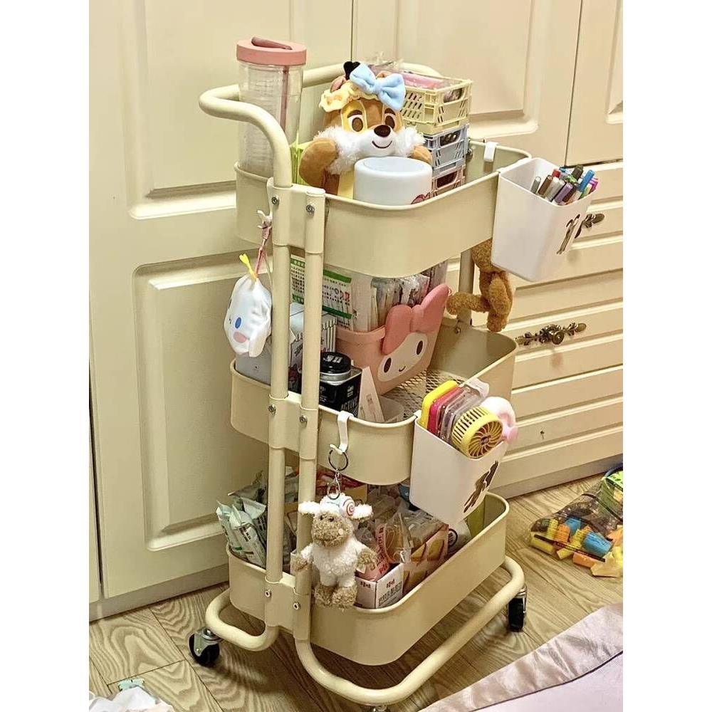 客厅置物架卧室床头层架婴儿用品储物收纳层架绘本书架幼儿园水杯