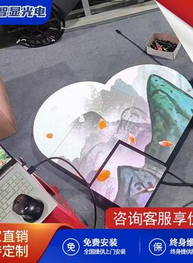 全彩LED心形柔性屏异形酒吧创意爱心显示屏室内外展览电子广告屏