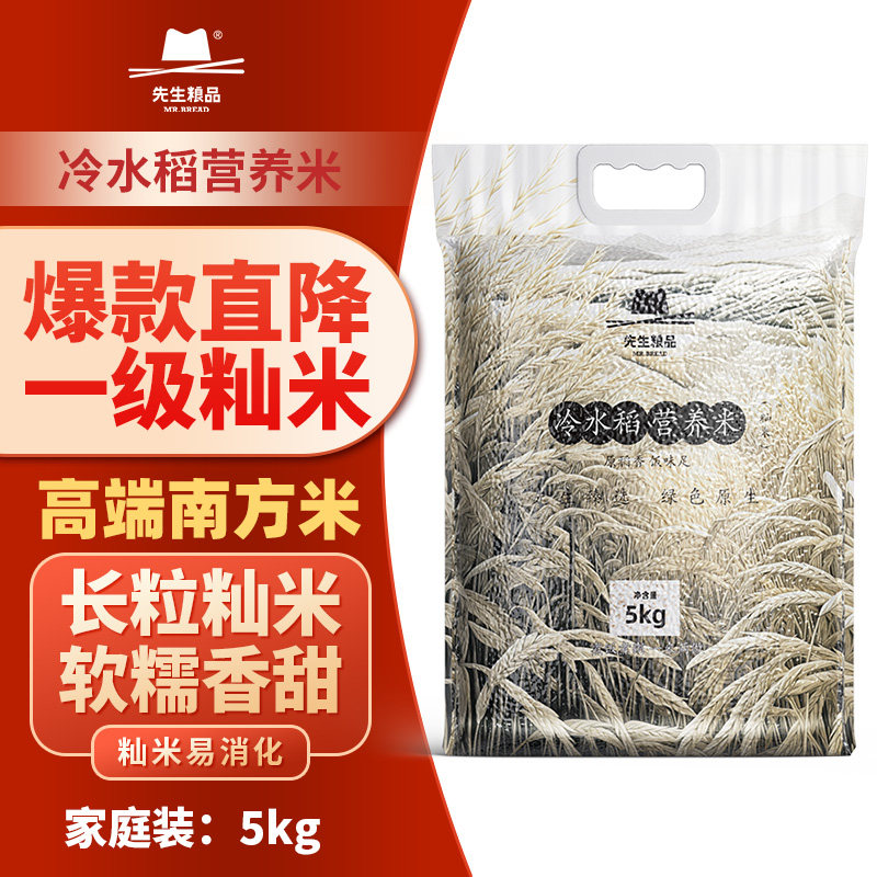先生粮品长粒籼米四川真空装5kg