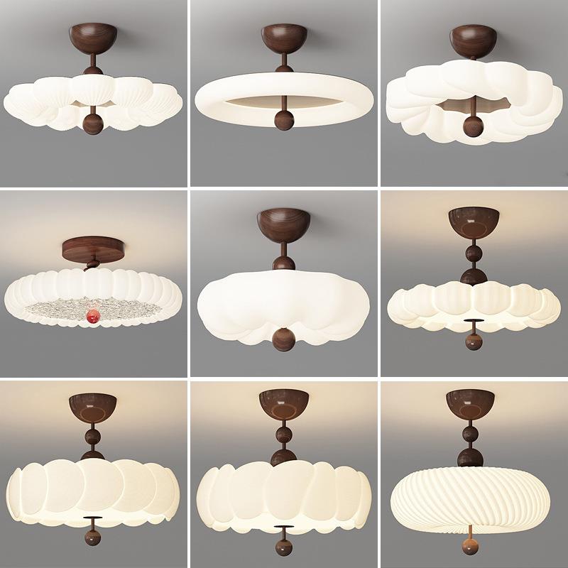 法式中古卧室灯吸顶灯新款南瓜南洋风复古主卧书房间浪漫艺术灯具