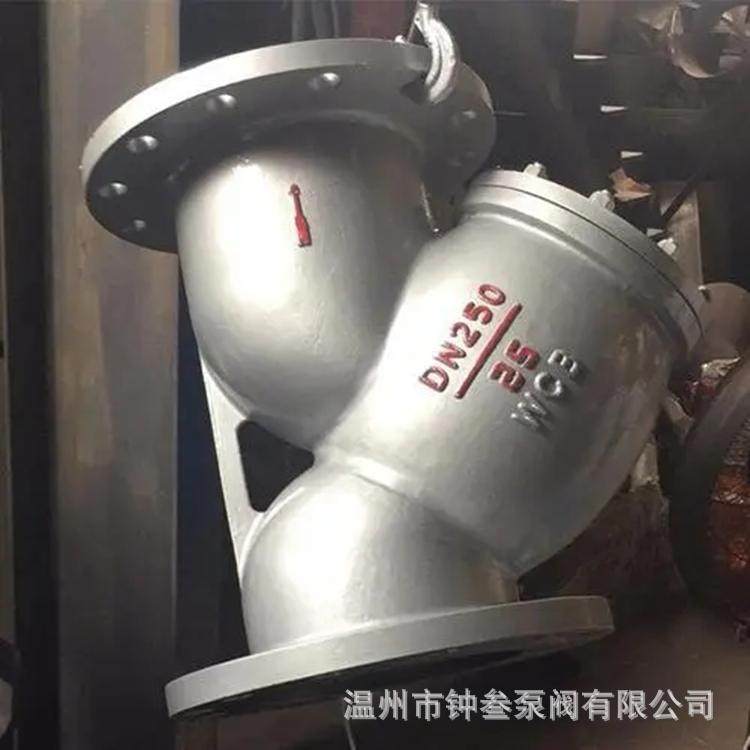 GL41W-25P全通径法兰过滤器蒸汽过滤器DN500不锈钢Y型过滤器