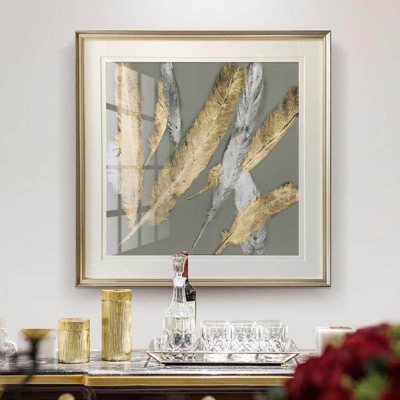 简美抽象客厅沙发装饰画沙发画静物墙画样板房壁画KTV壁画羽毛,金属材料及制品,金属加工件/五金加工件,淘宝优惠券,粉丝福利购,淘宝优惠卷