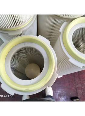 供应四耳除尘滤芯200*660200*600聚酯纤维除尘滤芯粉尘滤芯