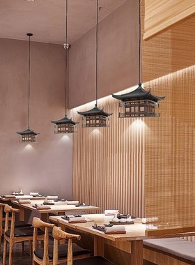 新中式客厅餐厅书房茶室装饰灯具空中楼阁装O饰吊饰手工制成品摆