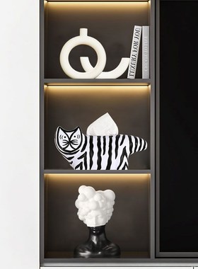 高级感现代极简家居装饰品摆件客厅电视酒柜样板间软W装工艺品摆