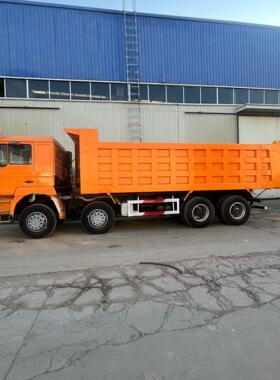 现货跨境陕汽SHACMAN12轮自卸车后翻渣土车矿用工程自卸车出口