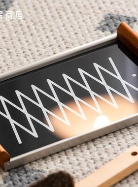 |cont.经典木质托托盘长方形茶盘首饰收纳盘轻奢高档