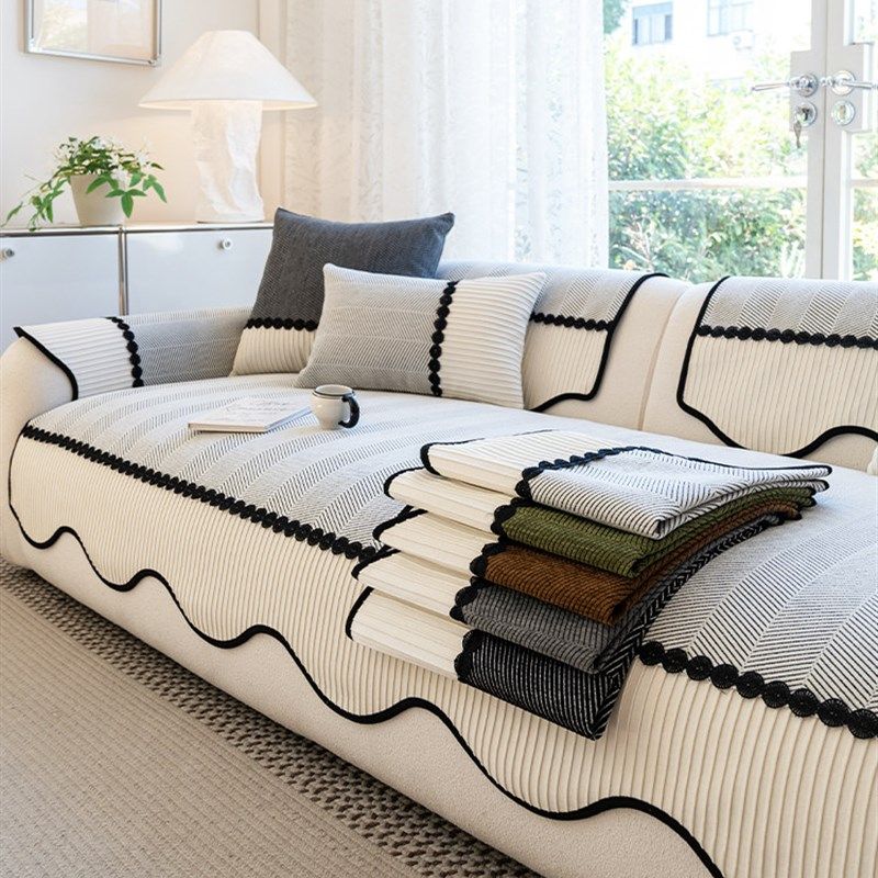 精选2025新款四季通用皮沙发垫轻奢高级感坐垫直排一片式固定防滑,居家布艺,沙发垫,淘宝优惠券,粉丝福利购,淘宝优惠卷