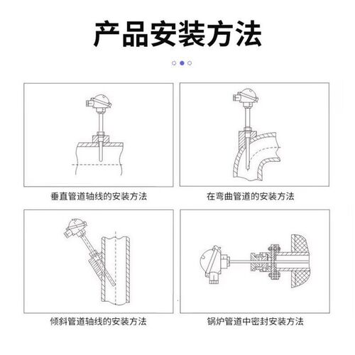 WRN-132/122刚玉陶瓷K型热电偶耐酸碱耐高温砖窑马弗炉传感器铂铑