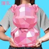 2024年暴力熊存钱罐只进不出储蓄创意大容量储钱罐儿童礼物男女孩