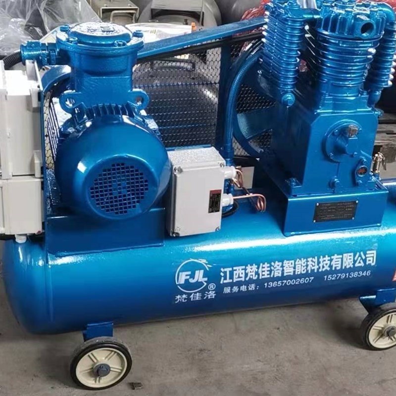 防爆空压机全无油空气压缩机220v380v气泵exdiibt4/ct4粉尘防爆