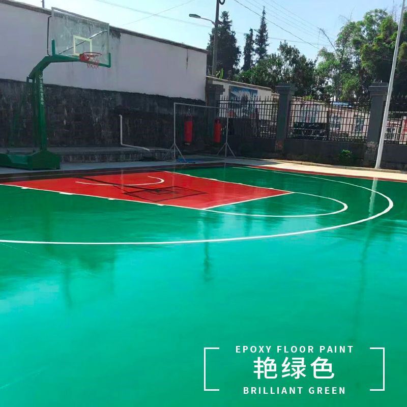 球场篮球场室外户外地坪漆防滑水泥地面漆油性耐磨防水地板油漆