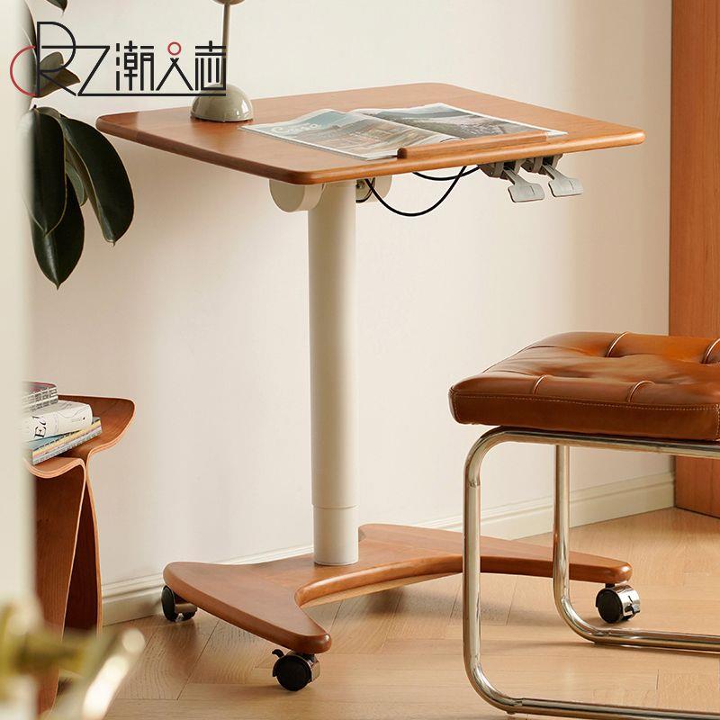 简约现代可移动办公升降桌家用卧室床边桌学习电脑桌可折叠书桌