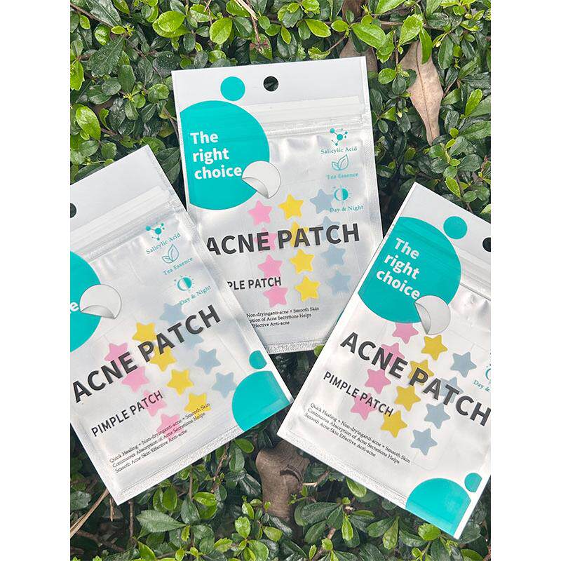 卡通彩星水胶体痘痘贴片可爱舒缓遮瑕膏皮肤友好痘痘去除贴片防水