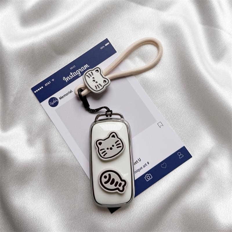 适用吉利银河钥匙套L7max星舰7EM-i汽车L6包E8龙腾版e5壳可爱卡通