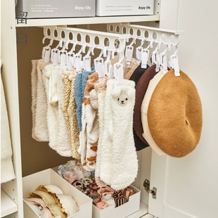 速发家舍裤子用纳神器滑轨伸缩轨道衣架卧室抽拉衣帽架衣柜宿收置