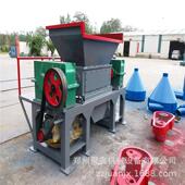 郑州华硕废旧钢筋撕碎机原理 橡胶破碎机视频 单双轴图片