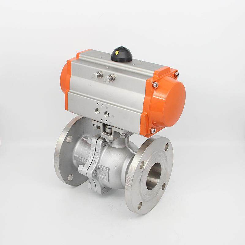 气动球阀Q641F-16P法兰不锈钢铸钢高温蒸汽油防爆切断阀调节阀门,电子元器件市场,其它元器件,淘宝优惠券,粉丝福利购,淘宝优惠卷