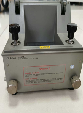 安捷伦42842A测试座，安捷伦42841A偏流源功能正常，（卡套电子）