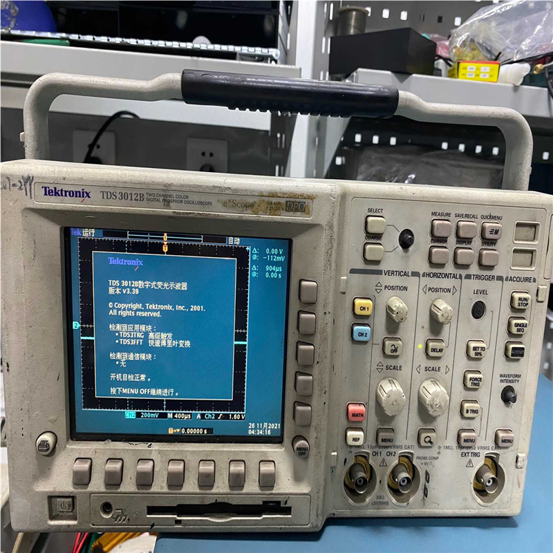 【顺庆】TEKTRONIX泰克示波器TDS3012B,实物拍摄【议价】