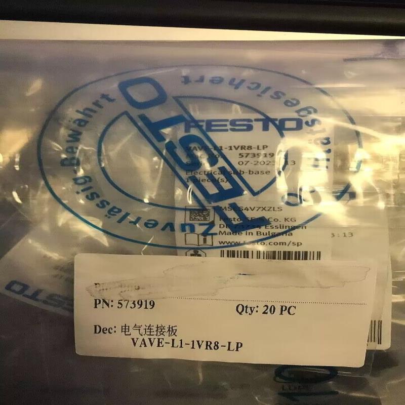 全新原装正品FESTO 573919 VAVE-L1-1VR8-LP 现货