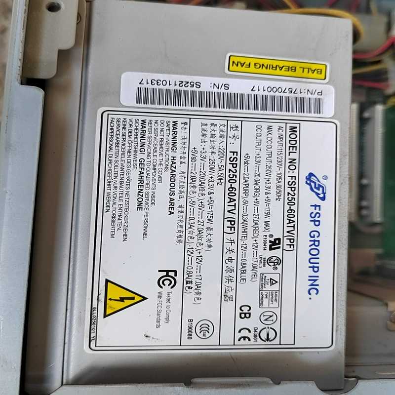 议价FSP250-60ATV(PF)  开关电源供应器