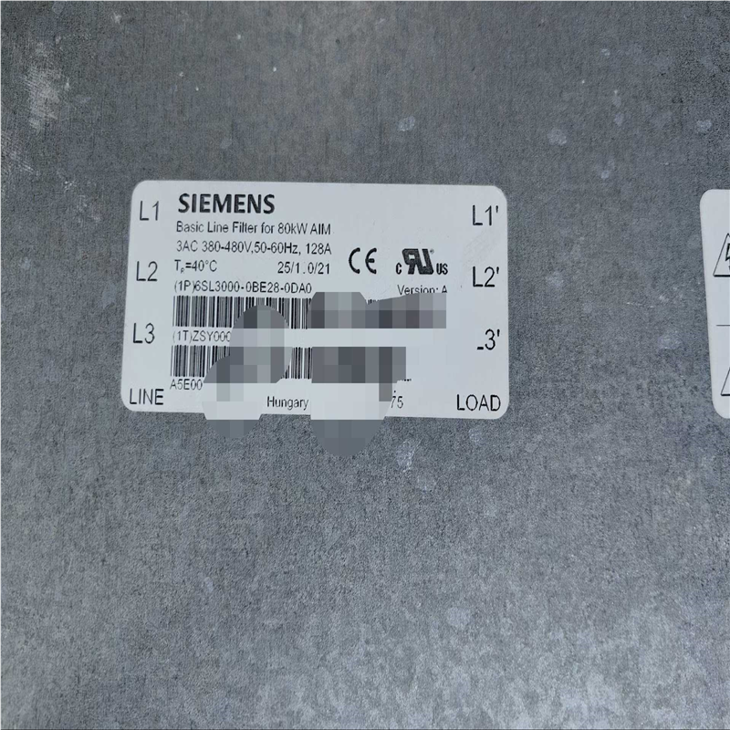 （议价）L3000-0BE28-0DA0 未使用过的西门子滤波器