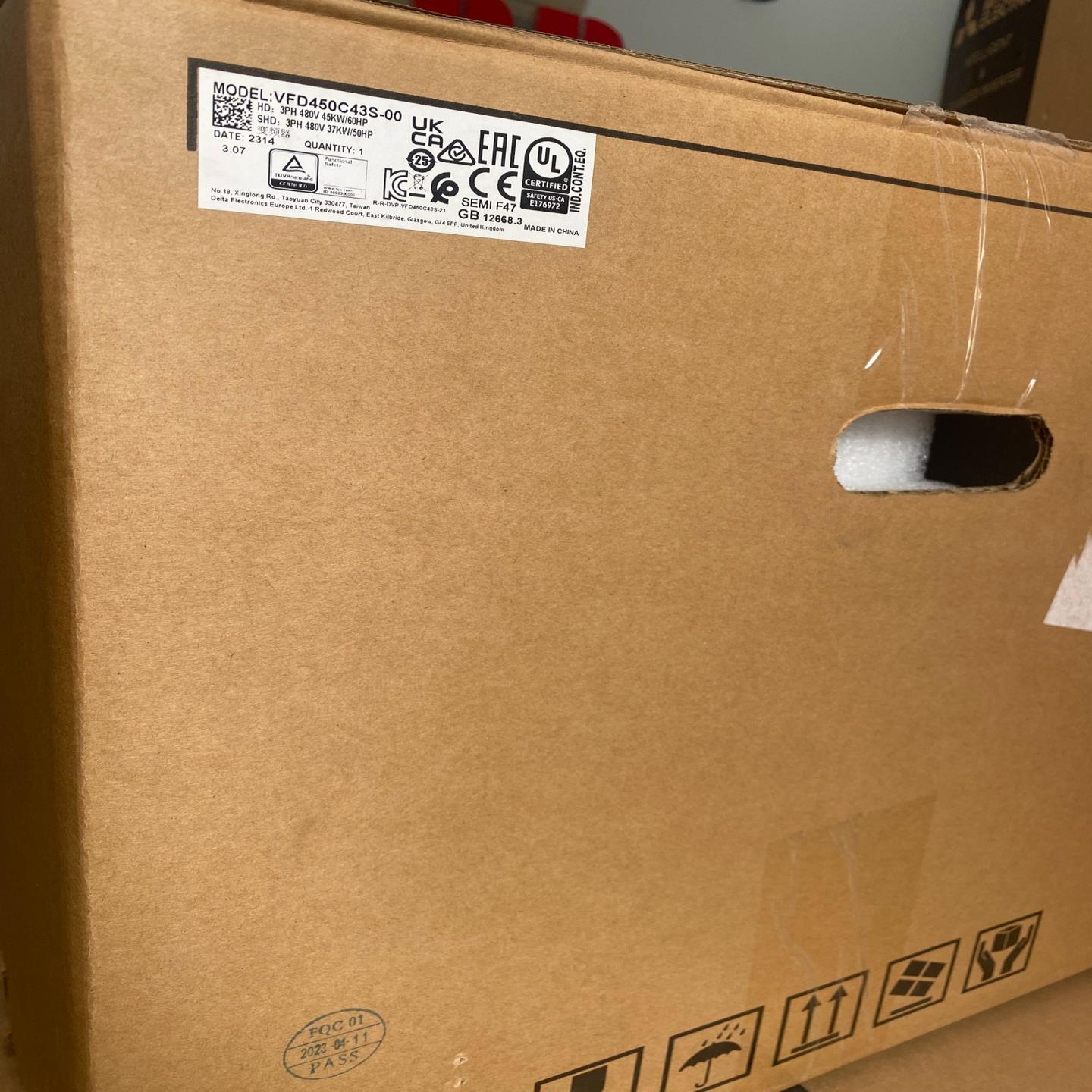 全新原装台达变频器VFD450C43S-00 45KW(瓠子电子)