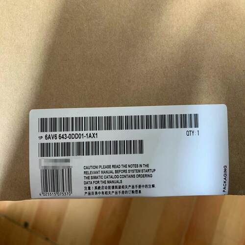 (议价)6AV6643-0DD01-1AX1实物如图.
