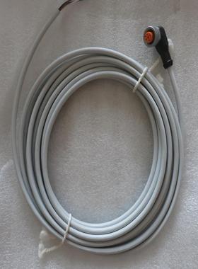 全新原装IFM易福门接近开关M12 4芯连接线缆 EVW008 5M 弯头现货
