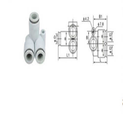 全新原装KQ2LU04/KQ2LU06/KQ2LU08/KQ2LU10/KQ2LU12-00A三通接头