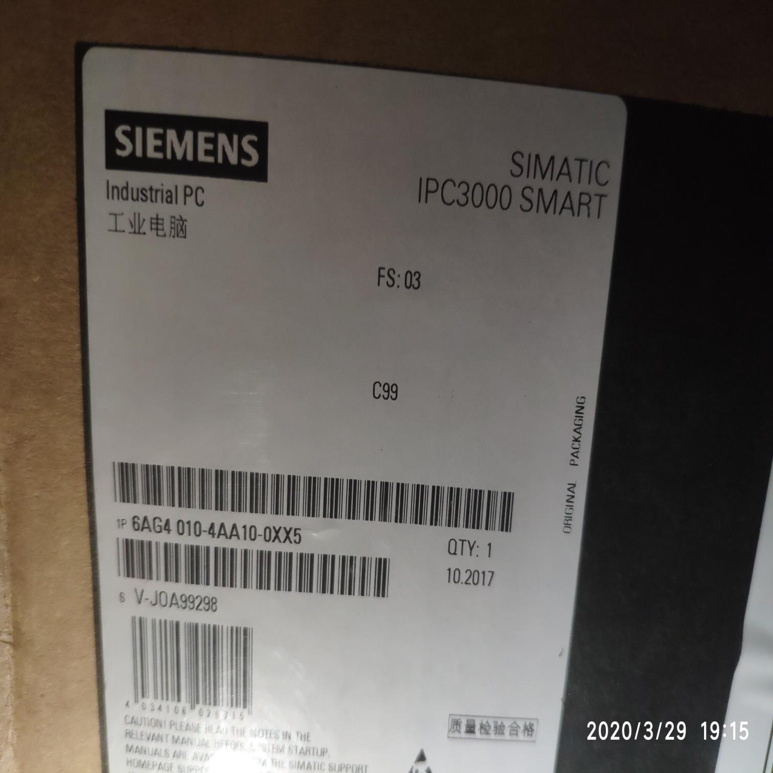 IPC3000 6AG4010-4AA10-0XX5工~议价