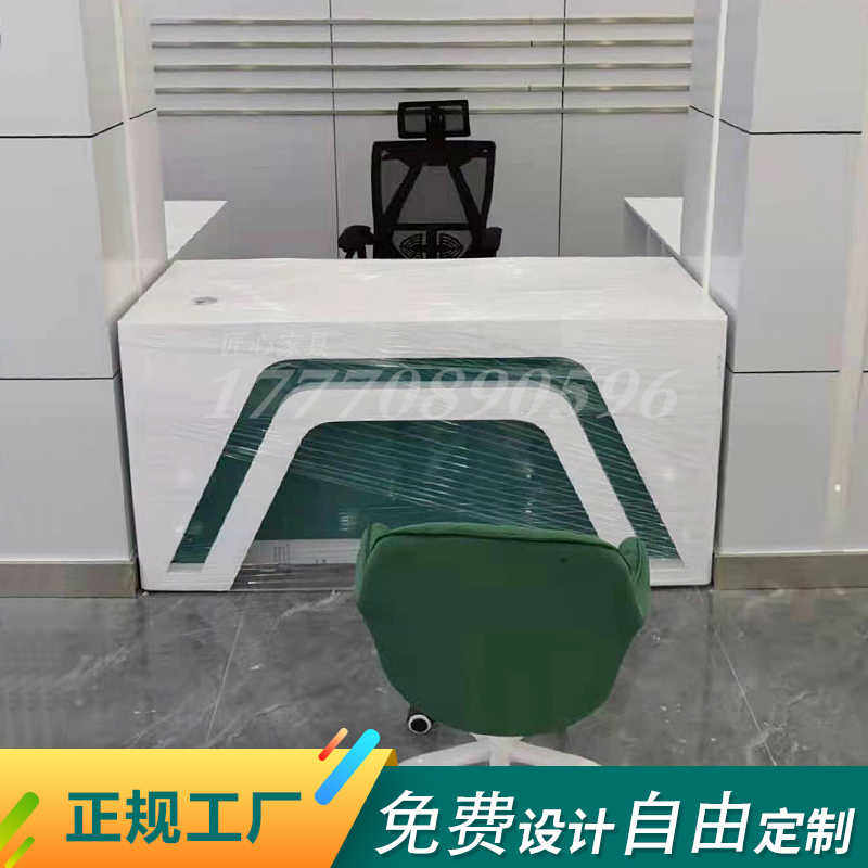 烤漆定制电网综合业务柜台银行非现金业务台营业厅服务台接待台桌