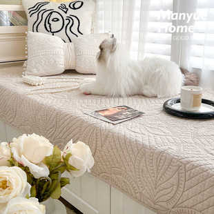 蔓越家 奥黛丽 纯棉飘窗垫四季通用卧室窗台坐垫榻榻米坐垫床边垫