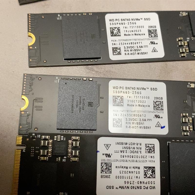 WD SN740 256G M2 2280 V-PCI议价