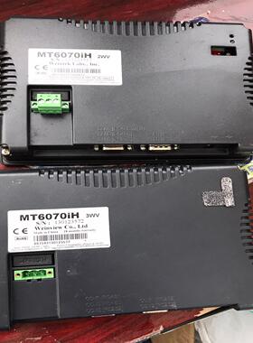 威纶通触摸屏mt6070ih，机器上拆下来的，可充新，实物图~议价