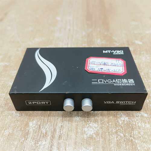 迈拓MT-15-2CF 一拖二视频切换器 VGA共享器 两台（耶耶电子）