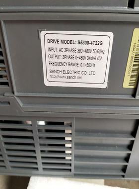 三碁s5300变频器s5300-4t22g功率22kw380~议价