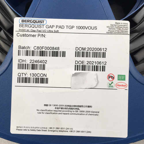 议~BERGQUIST  GAP PAD TGP 1000VOU