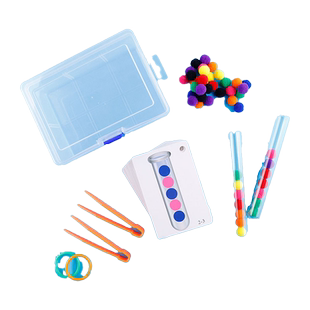 蒙氏夹毛球早教教具儿童专注力训练精细动作手眼协调益智早教玩具