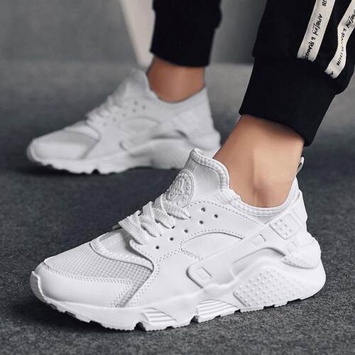 Men / Women Leather Walking Shoes Casual Athletic Running