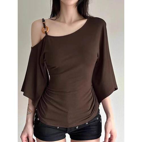 Women's Retro Ethnic Style Beaded Asymmetrical Shoulder