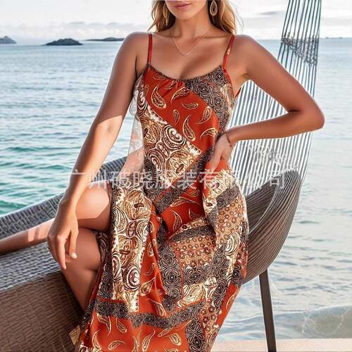 1 piece of women's color-block geometric pattern printed